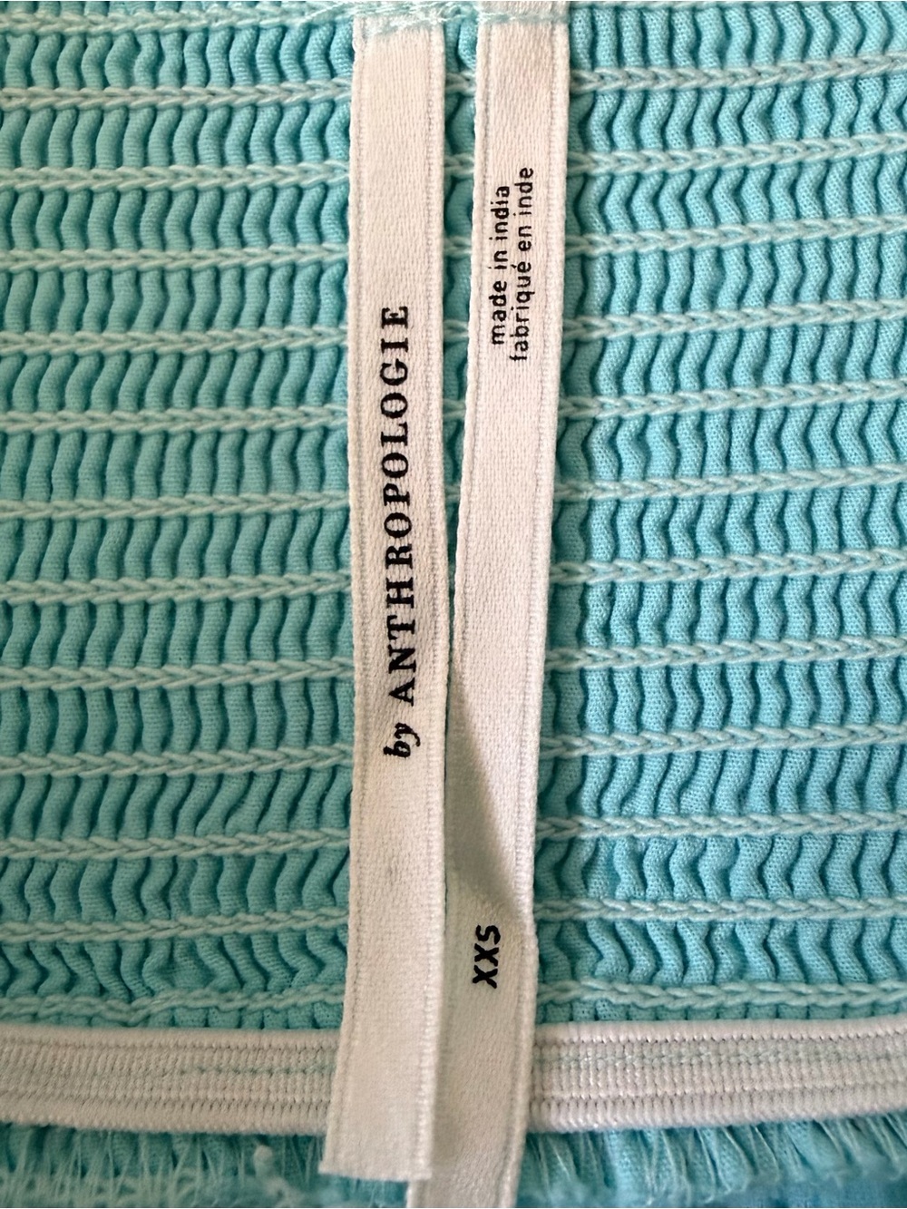 Anthropologie XXS Aqua Open Back Tiered Midi Dress Smocked Pockets - Picture 9 of 15